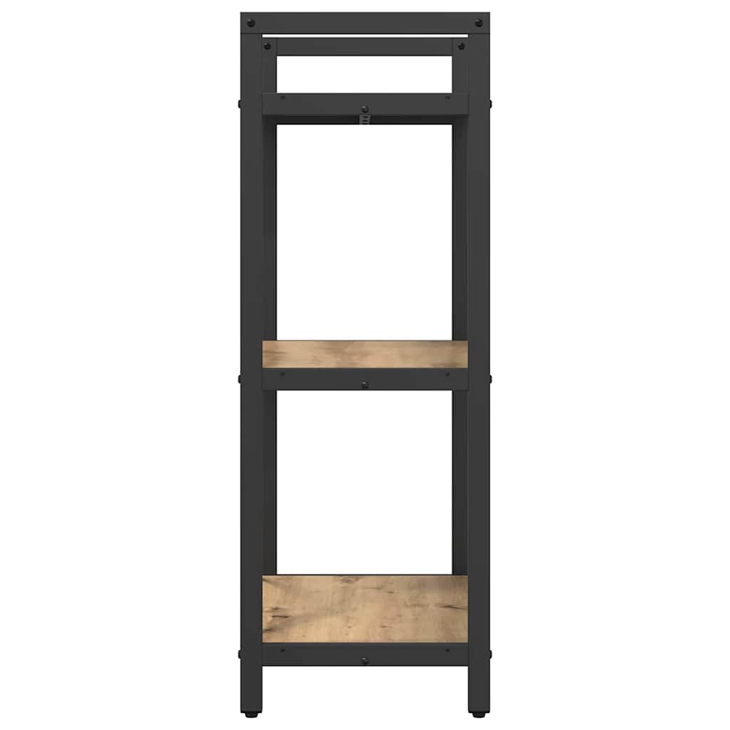 Bogreol 3 niveauer 56 x 34 x 96 cm Konstrueret træ
