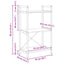 Bogreol 3 niveauer 56 x 34 x 96 cm Konstrueret træ