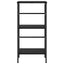 Bogreol Sort eg 40 x 29,5 x 81 cm Konstrueret træ