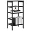 Bogreol Sort eg 40 x 29,5 x 81 cm Konstrueret træ