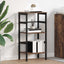 Bogreol Røget eg 40 x 29,5 x 81 cm Konstrueret træ