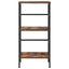 Bogreol Røget eg 40 x 29,5 x 81 cm Konstrueret træ