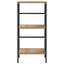Bogreol 2 niveauer 40 x 29,5 x 81 cm Konstrueret træ