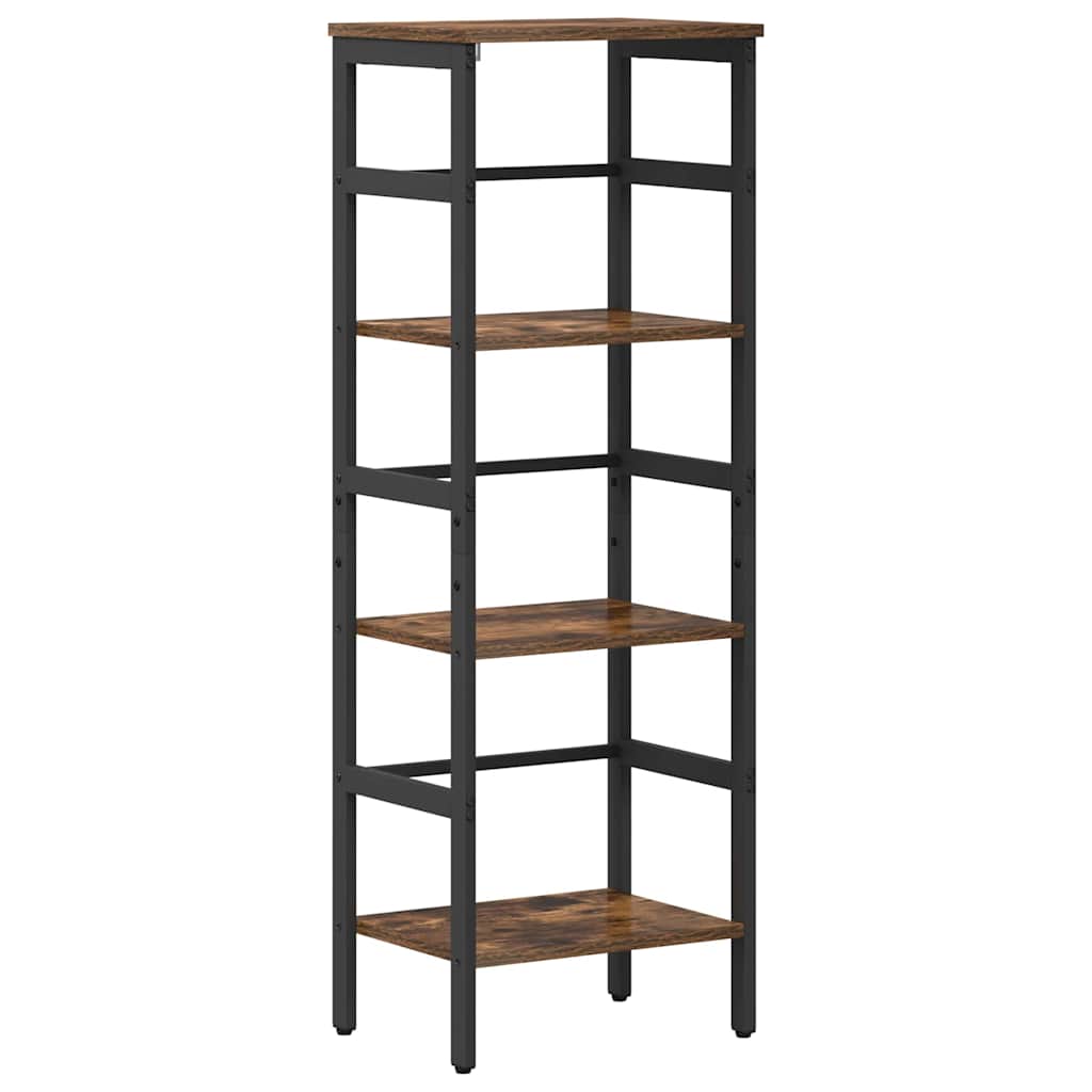 Bogreol Røget eg 40 x 29,5 x 115 cm Konstrueret træ