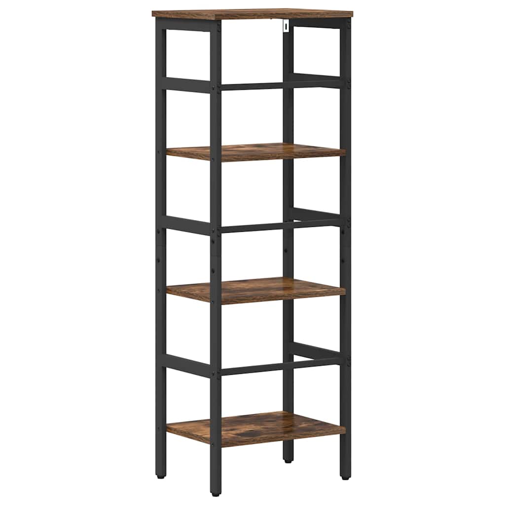Bogreol Røget eg 40 x 29,5 x 115 cm Konstrueret træ