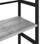 Bogreol Grå Sonoma 40 x 29,5 x 115 cm Konstrueret træ