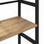 Bogreol 3 niveauer 40 x 29,5 x 115 cm Konstrueret træ