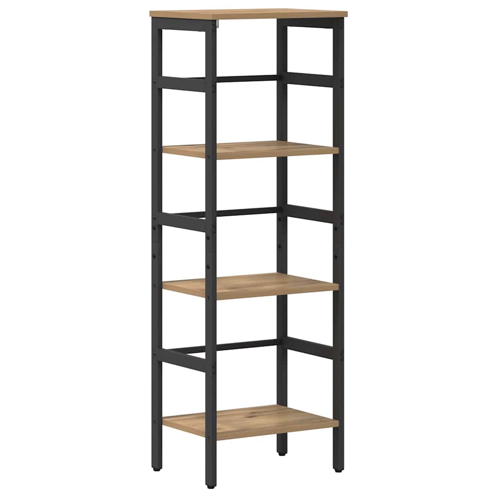 Bogreol 3 niveauer 40 x 29,5 x 115 cm Konstrueret træ