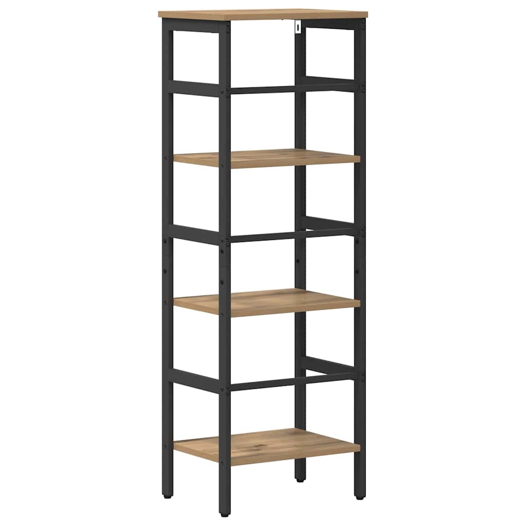 Bogreol 3 niveauer 40 x 29,5 x 115 cm Konstrueret træ
