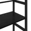 Bogreol Sort eg 40 x 29,5 x 149 cm Konstrueret træ