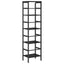 Bogreol Sort eg 40 x 29,5 x 149 cm Konstrueret træ