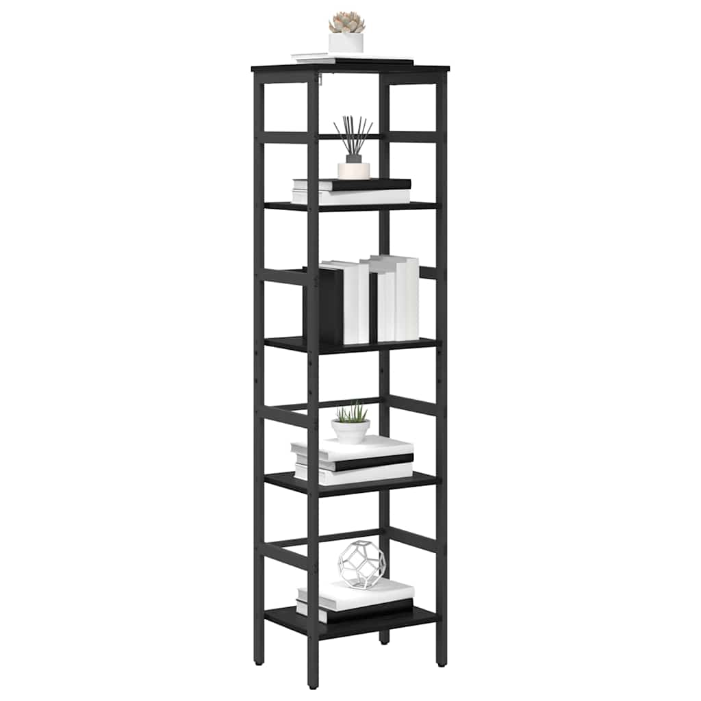 Bogreol Sort eg 40 x 29,5 x 149 cm Konstrueret træ