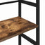 Bogreol Røget eg 40 x 29,5 x 149 cm Konstrueret træ