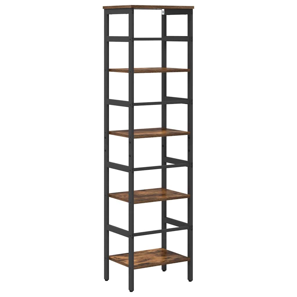 Bogreol Røget eg 40 x 29,5 x 149 cm Konstrueret træ