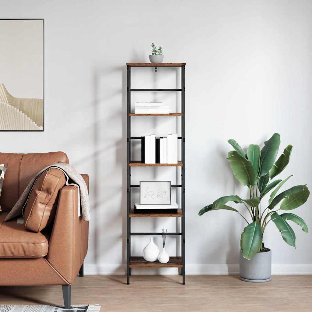 Bogreol Gammelt træ 40 x 29,5 x 149 cm Konstrueret træ