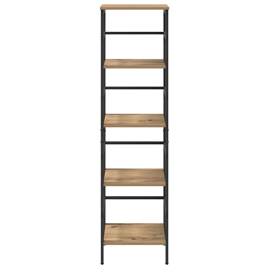 Bogreol 4 niveauer 40 x 29,5 x 149 cm Konstrueret træ