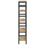 Bogreol 4 niveauer 40 x 29,5 x 149 cm Konstrueret træ