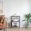 Bogreol Sort eg 60 x 29,5 x 81 cm Konstrueret træ