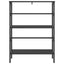 Bogreol Sort eg 60 x 29,5 x 81 cm Konstrueret træ