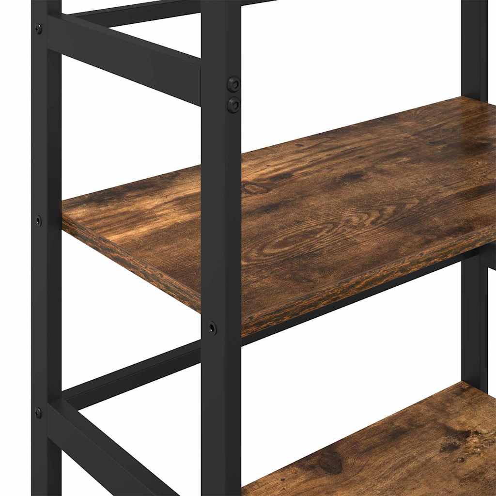 Bogreol Røget eg 60 x 29,5 x 81 cm Konstrueret træ