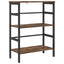 Bogreol Røget eg 60 x 29,5 x 81 cm Konstrueret træ