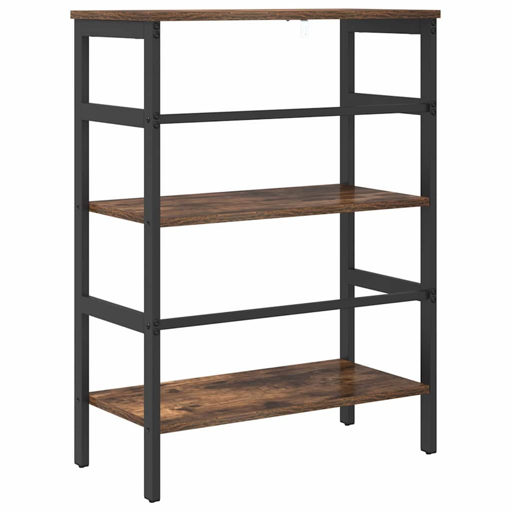 Bogreol Røget eg 60 x 29,5 x 81 cm Konstrueret træ
