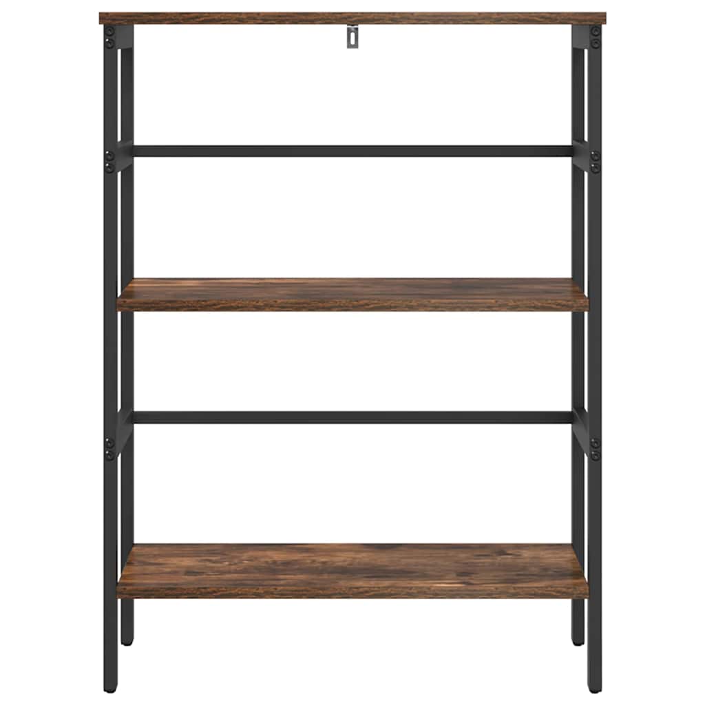 Bogreol Røget eg 60 x 29,5 x 81 cm Konstrueret træ