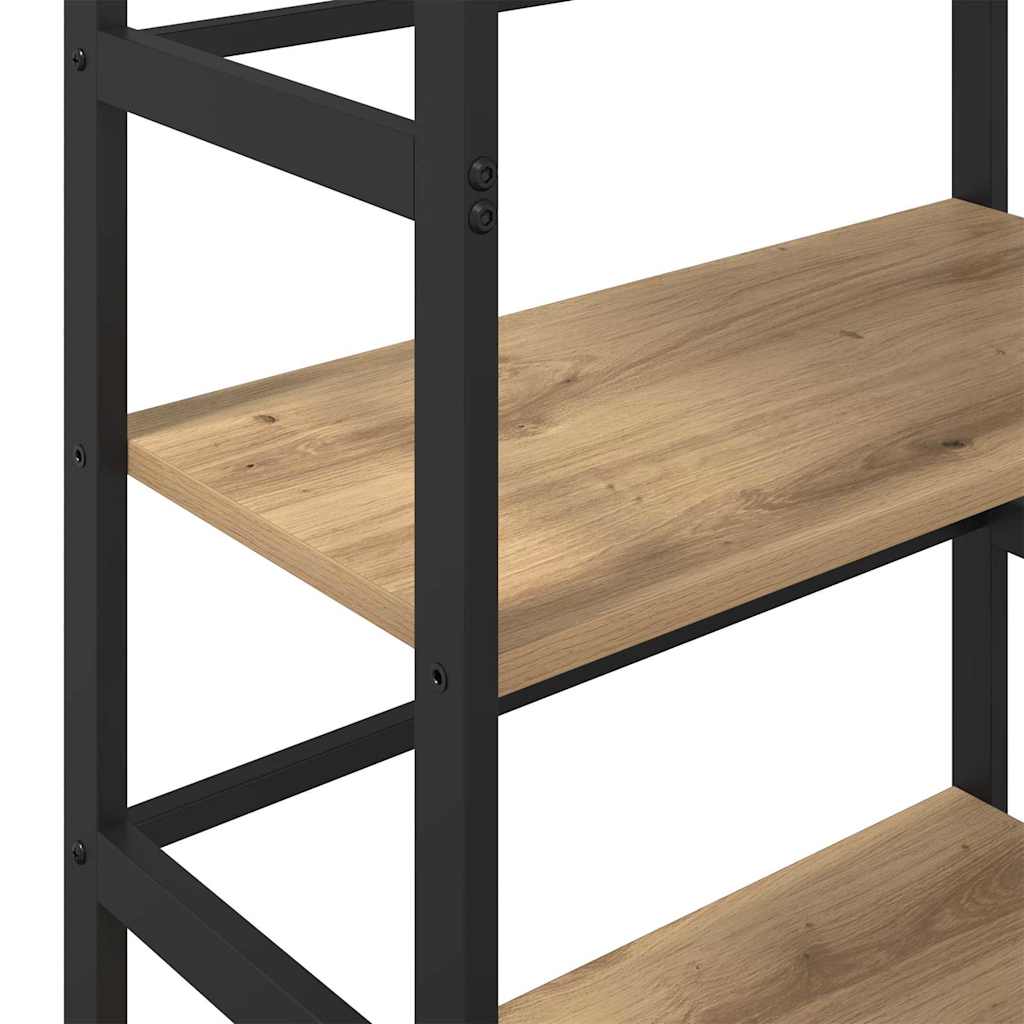 Bogreol 2 niveauer 60 x 29,5 x 81 cm Konstrueret træ