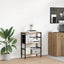 Bogreol 2 niveauer 60 x 29,5 x 81 cm Konstrueret træ
