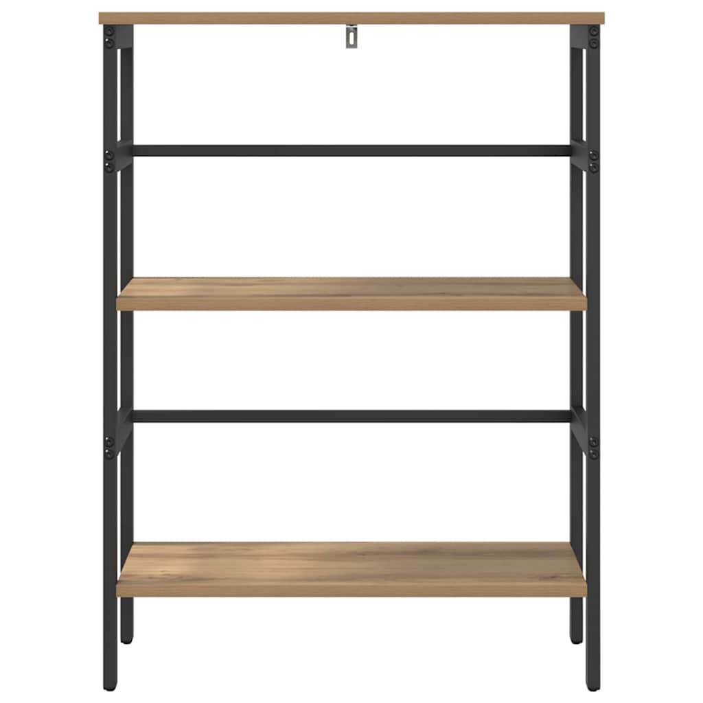 Bogreol 2 niveauer 60 x 29,5 x 81 cm Konstrueret træ