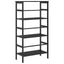 Bogreol Sort eg 60 x 29,5 x 115 cm Konstrueret træ