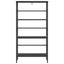Bogreol Sort eg 60 x 29,5 x 115 cm Konstrueret træ