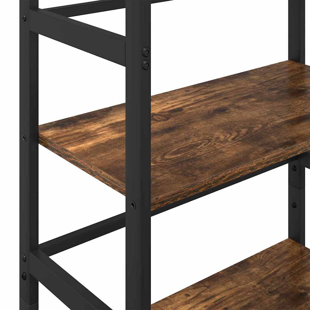 Bogreol Røget eg 60 x 29,5 x 115 cm Konstrueret træ