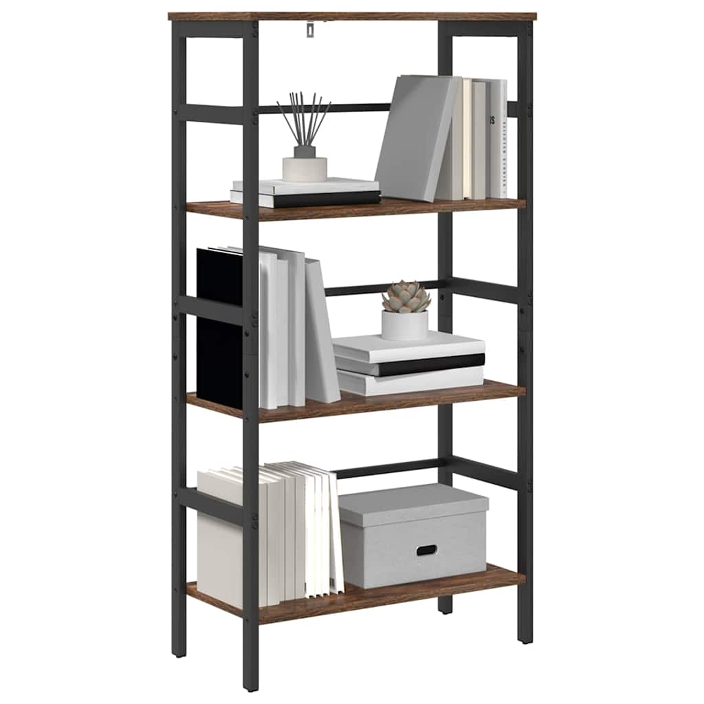 Bogreol Røget eg 60 x 29,5 x 115 cm Konstrueret træ