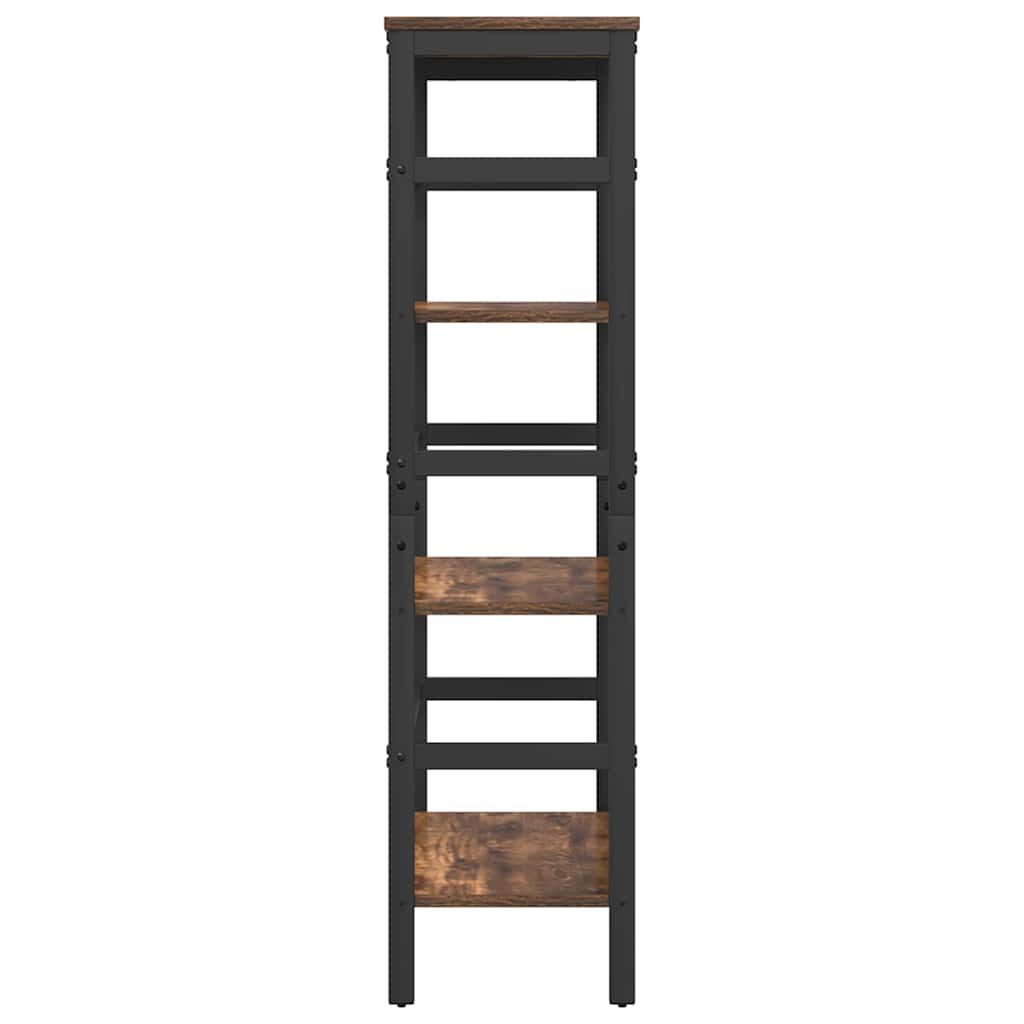 Bogreol Røget eg 60 x 29,5 x 115 cm Konstrueret træ