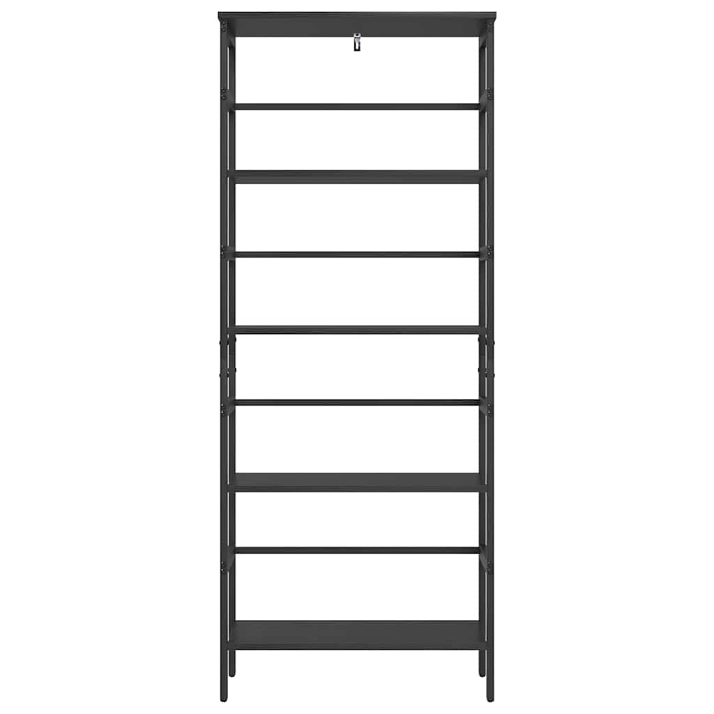 Bogreol Sort eg 60 x 29,5 x 149 cm Konstrueret træ