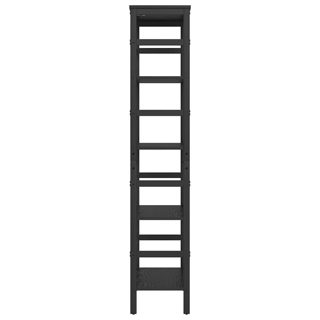 Bogreol Sort eg 60 x 29,5 x 149 cm Konstrueret træ