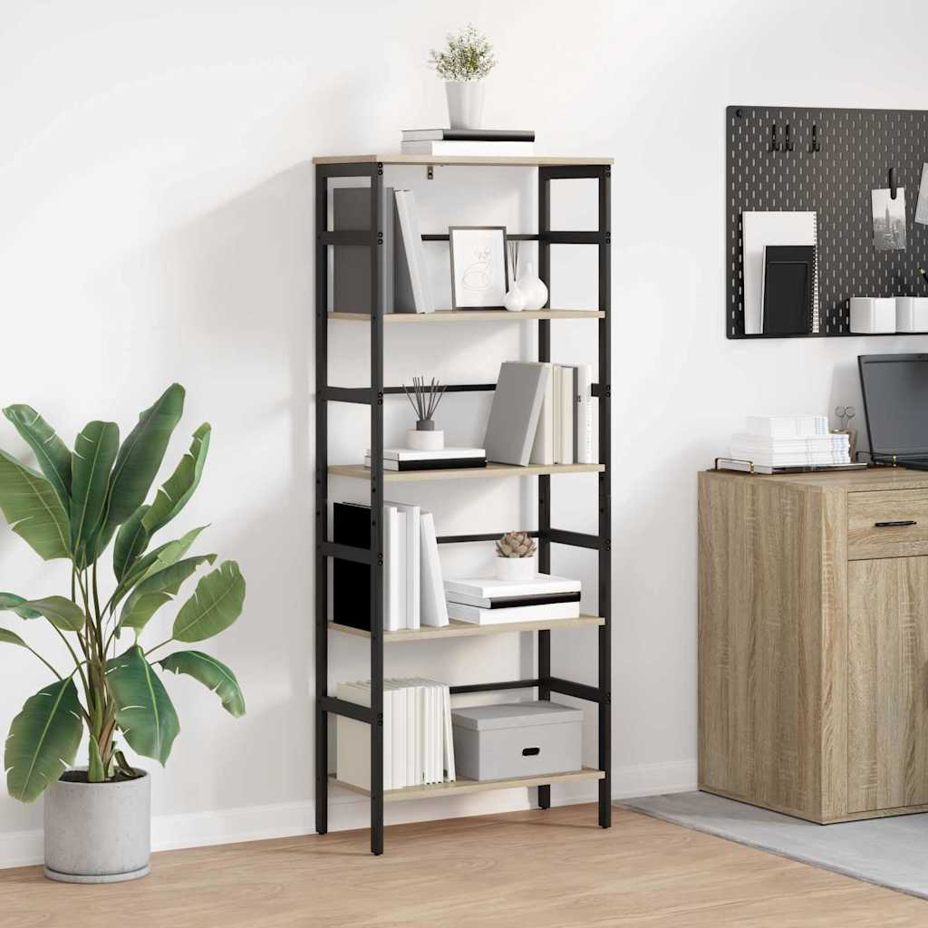 Bogreol Sonoma eg 60 x 29,5 x 149 cm Konstrueret træ