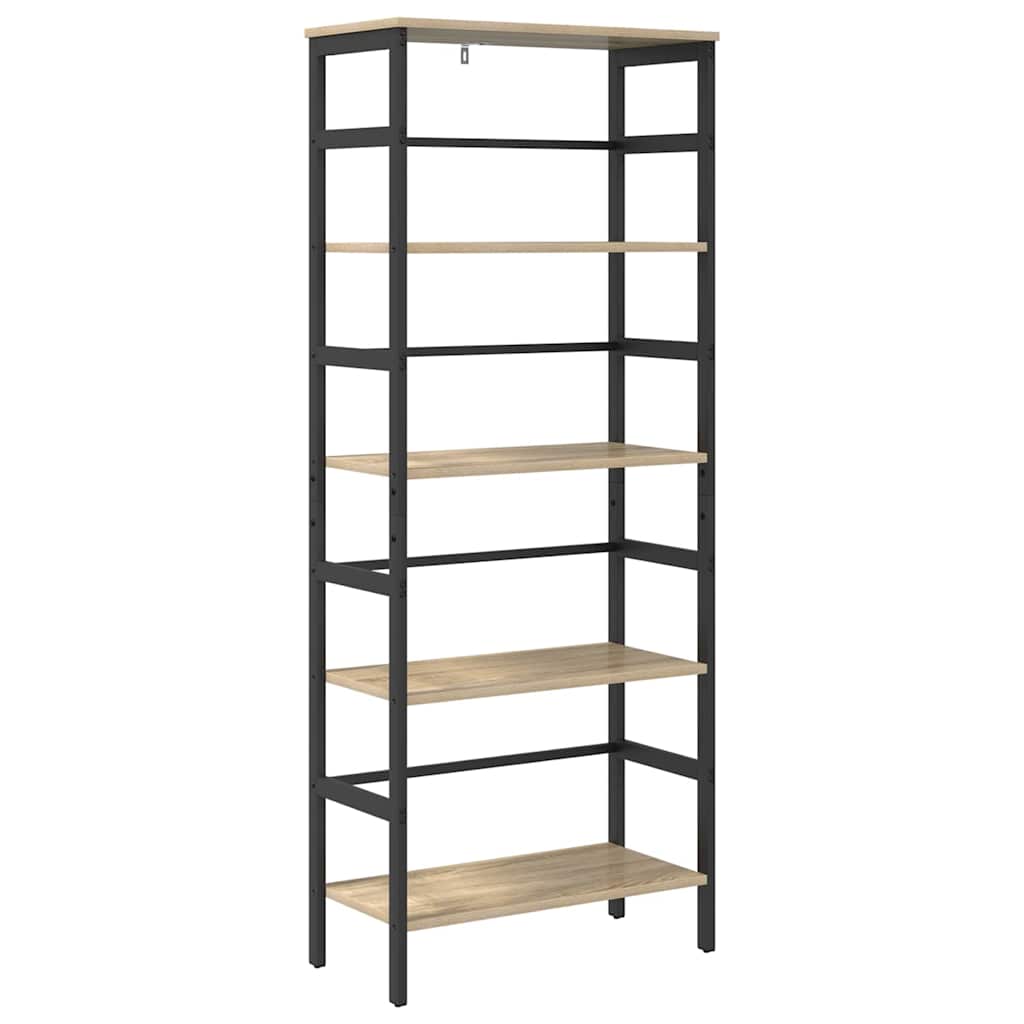 Bogreol Sonoma eg 60 x 29,5 x 149 cm Konstrueret træ