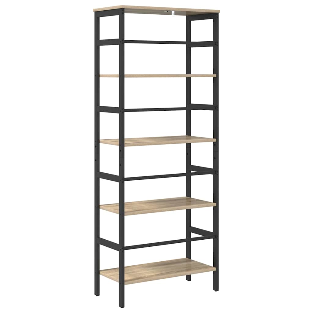 Bogreol Sonoma eg 60 x 29,5 x 149 cm Konstrueret træ