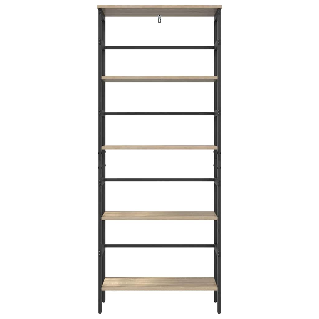 Bogreol Sonoma eg 60 x 29,5 x 149 cm Konstrueret træ