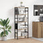 Bogreol 4 niveauer 60 x 29,5 x 149 cm Konstrueret træ