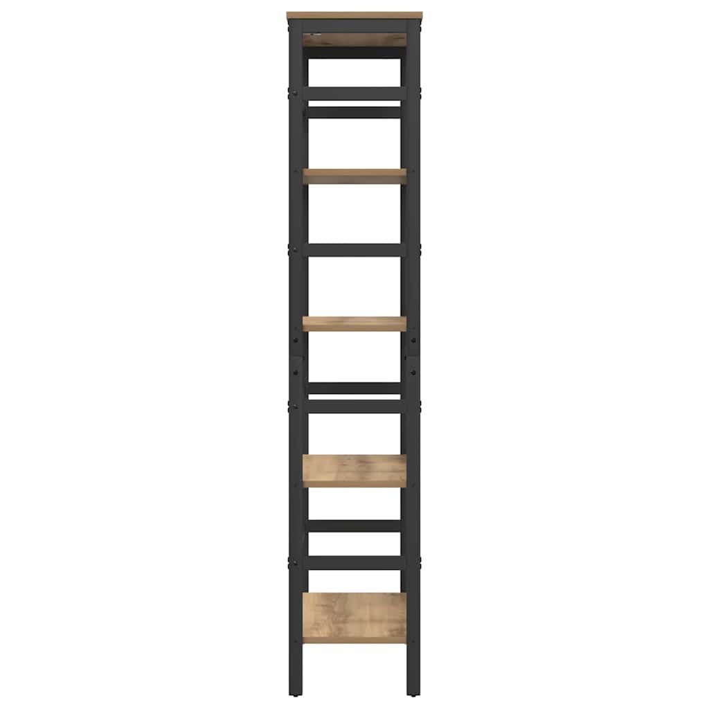 Bogreol 4 niveauer 60 x 29,5 x 149 cm Konstrueret træ