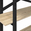 Bogreol Sonoma eg 100 x 33,5 x 140 cm Konstrueret træ