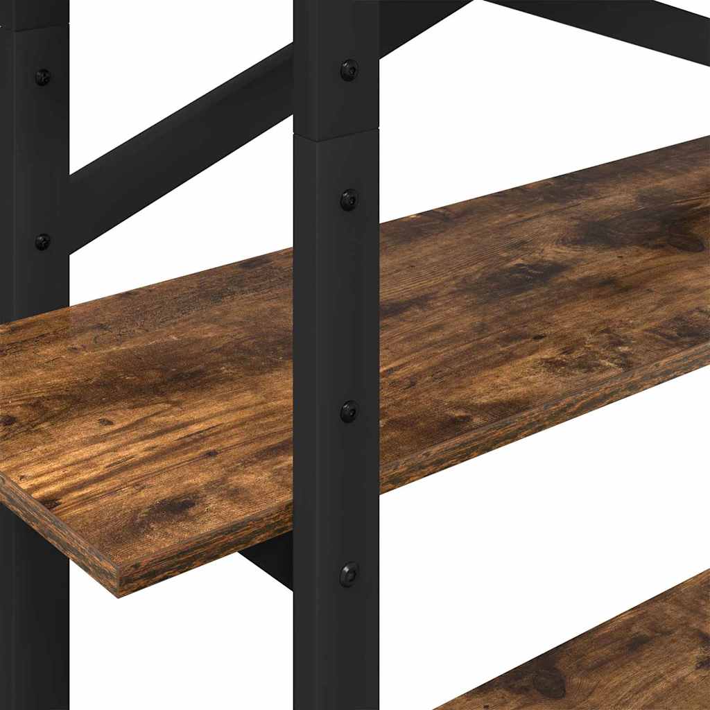 Bogreol Røget eg 100 x 33,5 x 140 cm Konstrueret træ