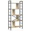 Bogreol 9 niveauer 75 x 30 x 156 cm Konstrueret træ Sonoma eg