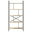 Bogreol 9 niveauer 75 x 30 x 156 cm Konstrueret træ Sonoma eg