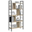 Bogreol 9 niveauer 75 x 30 x 156 cm Konstrueret træ Sonoma eg