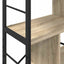 Bogreol 7 niveauer 75 x 30 x 123,5 cm Konstrueret træ Sonoma eg