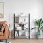 Bogreol 7 niveauer 75 x 30 x 123,5 cm Konstrueret træ
